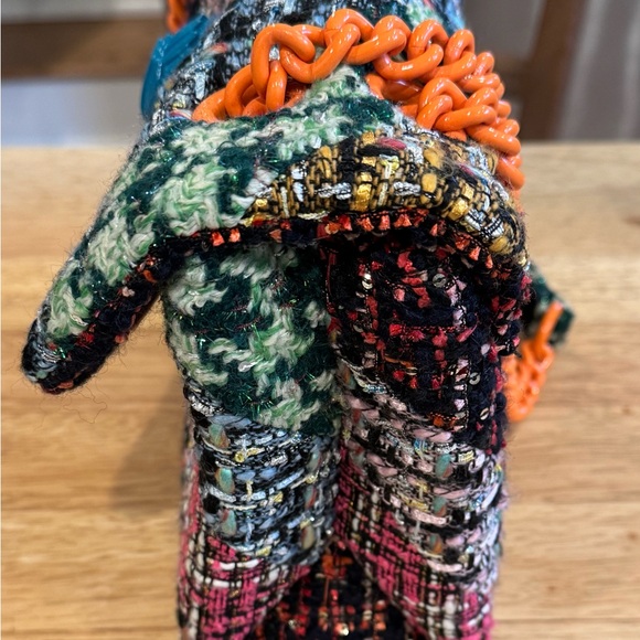 Kurt Geiger London Kensington X Tweed Shoulder Bag - Picture 7 of 14